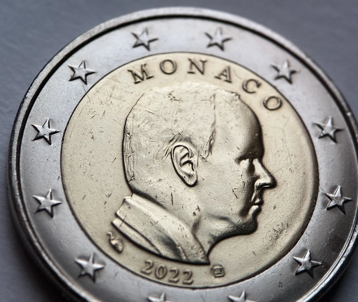 2 Euro Münze Monaco 2022 - Fürst Albert II.
