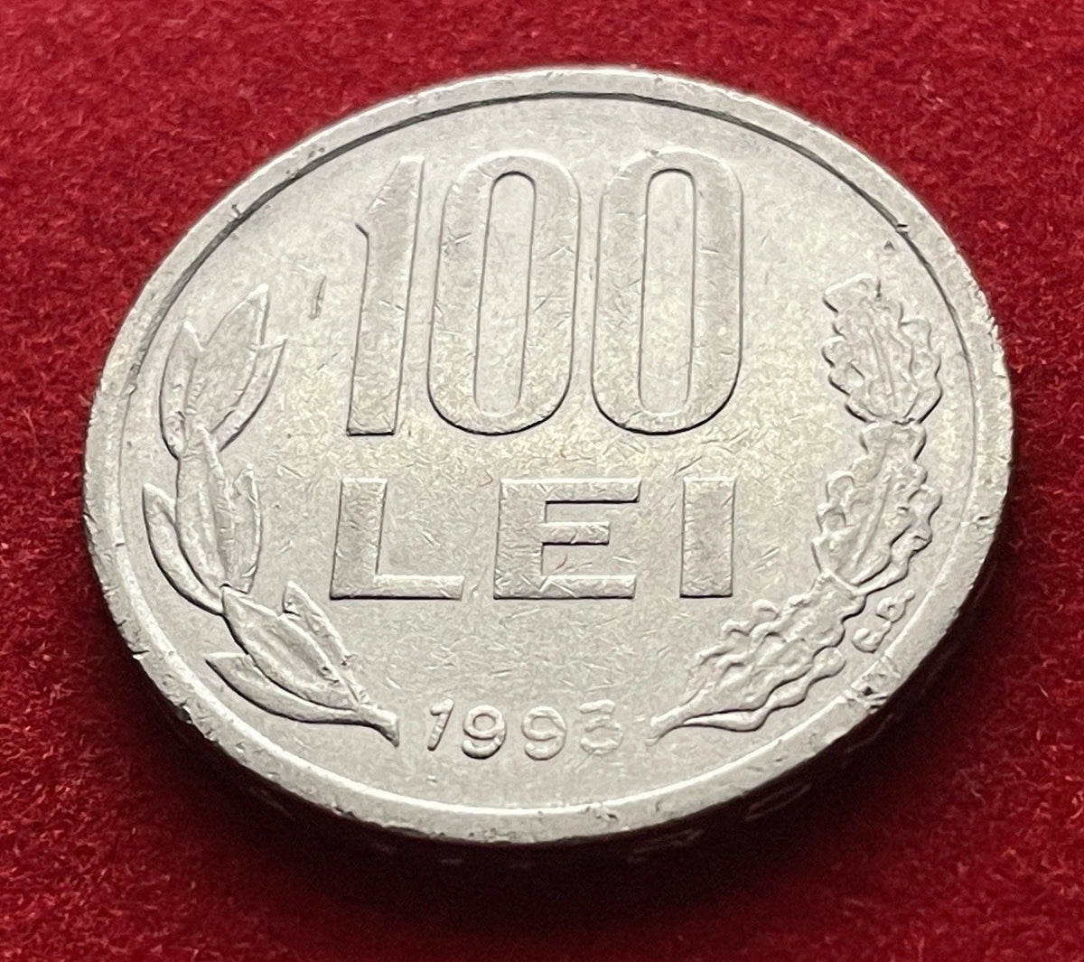 100 Lei 1993 | Rumänien | Michael der Tapfere | Vernickelter Stahl Münze | Sehr schön