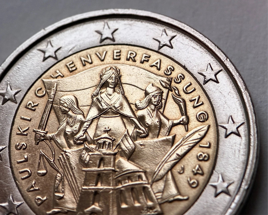 2 Euro 2024 J | Deutschland | 175 Jahre Paulskirchenverfassung | Bi-Metall Münze