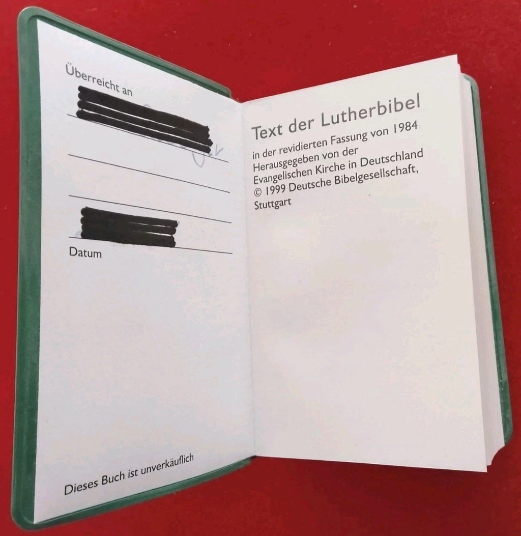 Buch | Bibel – Neues Testament mit Psalmen und Sprüchen (Lutherbibel 1984)