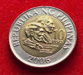 10 Piso 2006 | Philippinen | Andrés Bonifacio & Apolinario Mabini | Bi-Metall Münze