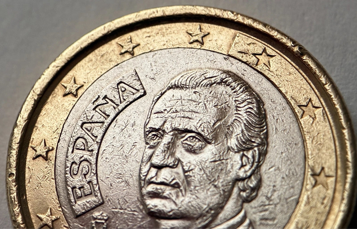 1 Euro 2005 | Spanien | König Juan Carlos I. | Bi-Metall Münze
