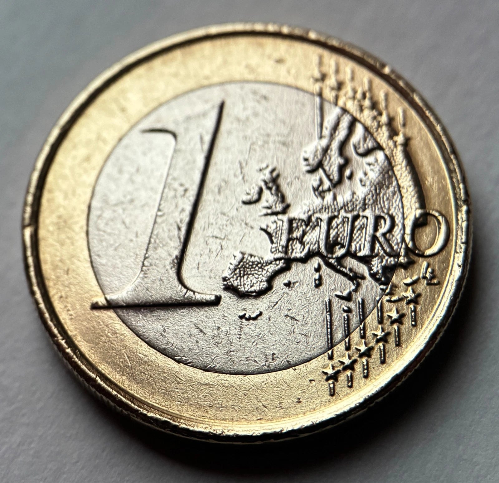 1 Euro 2023 | Kroatien | Marder & Schachbrettmuster | HRVATSKA | Bi-Metall Münze