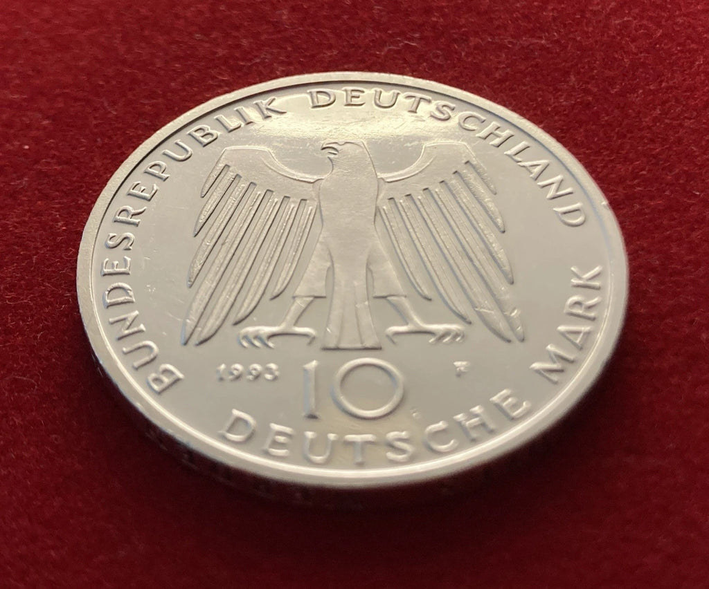 10 Deutsche Mark 1993 F | Bundesrepublik Deutschland | 1000 Jahre Potsdam | 625er Silbermünze | vorzüglich