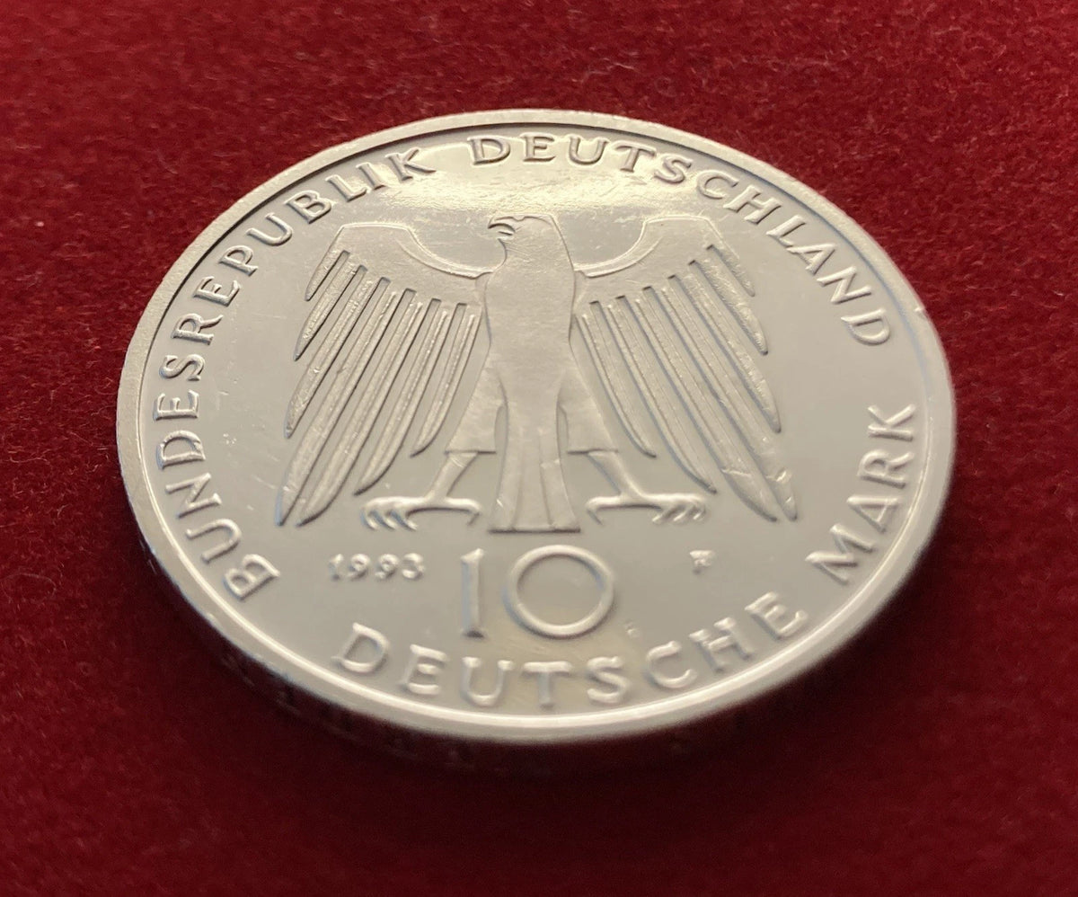 10 Deutsche Mark 1993 F | Bundesrepublik Deutschland | 1000 Jahre Potsdam | 625er Silbermünze | vorzüglich