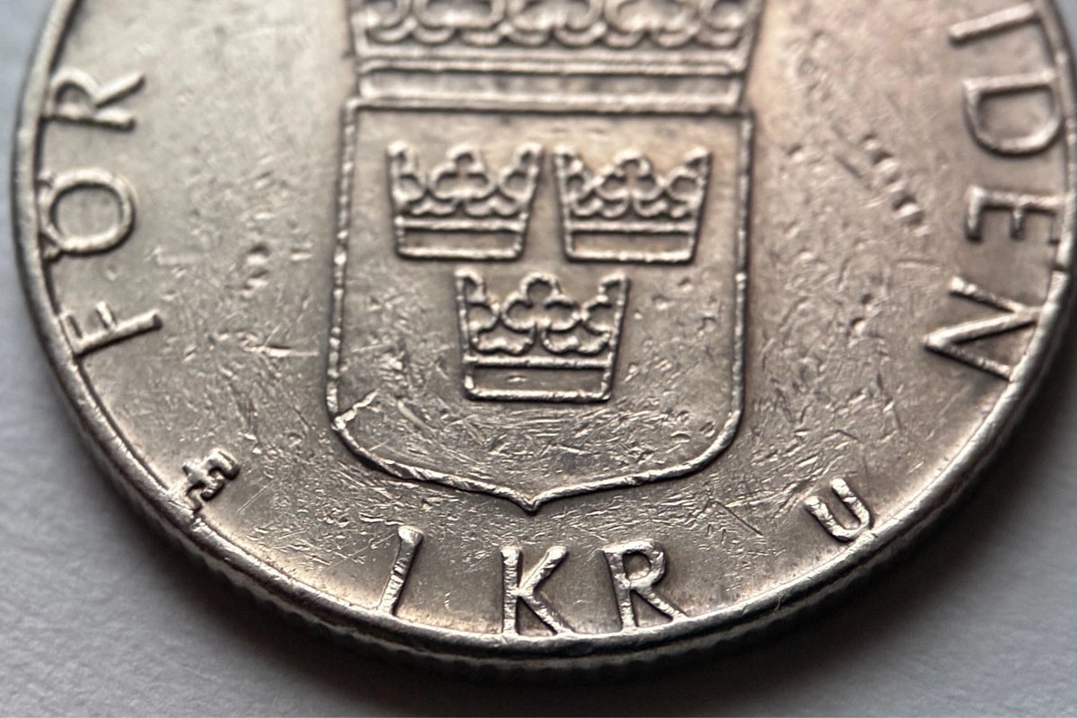 1 Krona 1979 | Schweden | König Carl XVI. Gustaf | Schwedische Krone | Münze
