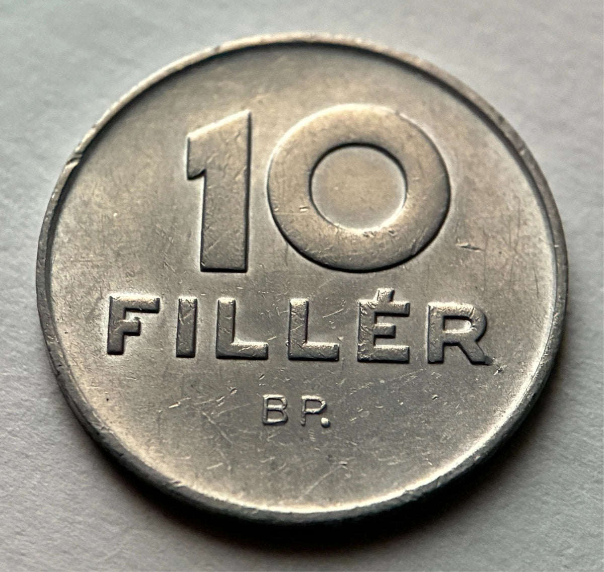 10 Fillér 1982 | Ungarn | Magyar Népköztársaság | Friedenstaube | Aluminium Münze