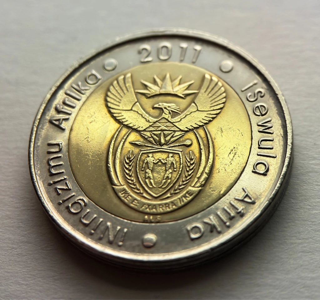 5 Rand 2011 | Südafrika | Gnu (Wildtier) | Bi-Metall Münze | schön