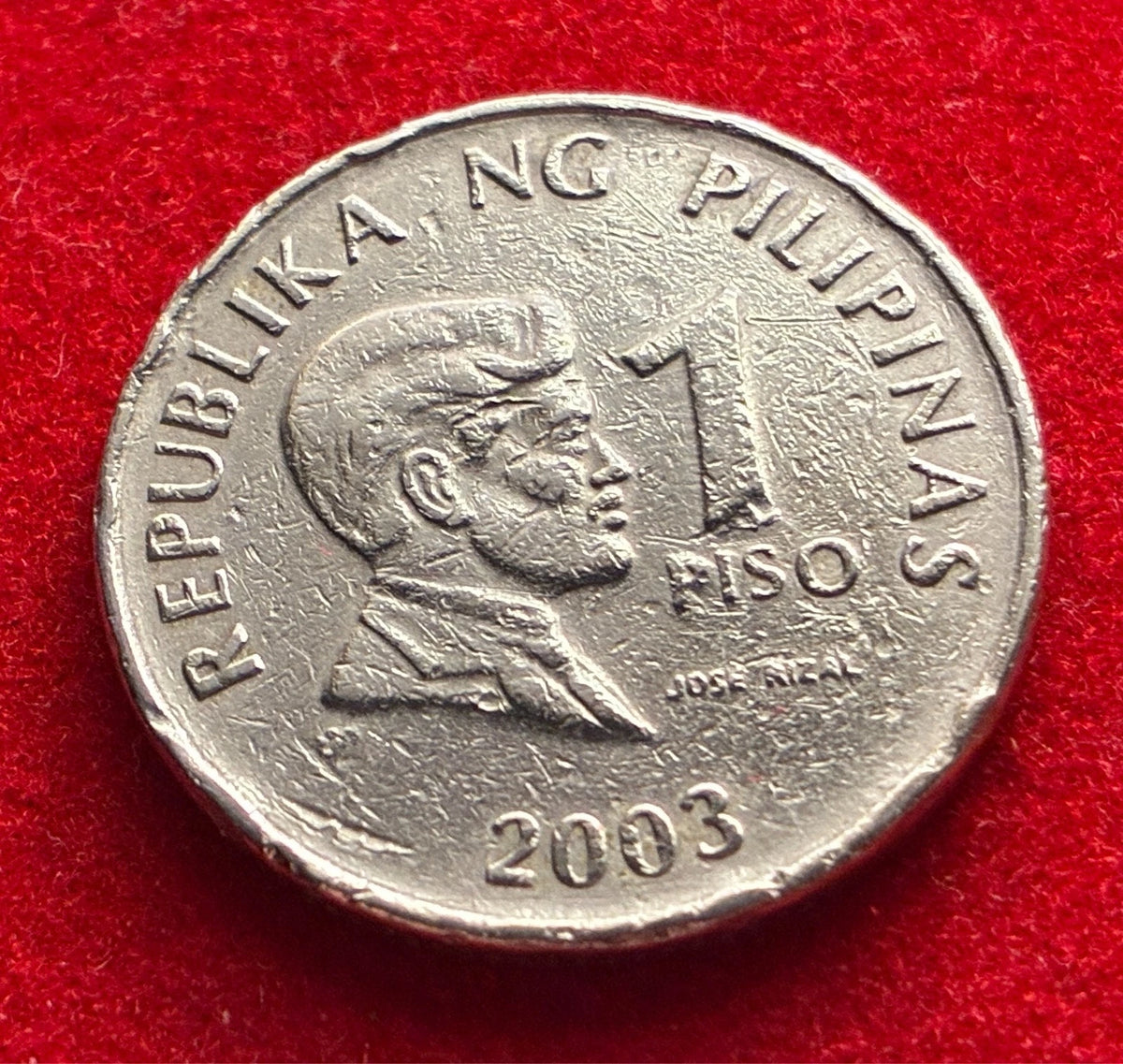 1 Piso 2003 | Philippinen | José Rizal | Kupfer-Nickel-Münze