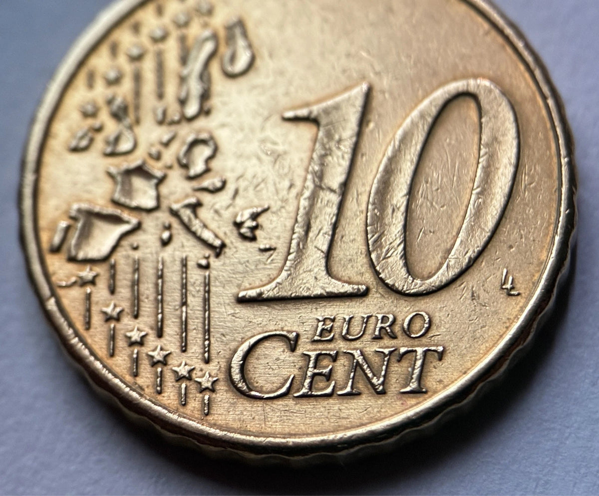 10 Cent 2002 F | Deutschland | Brandenburger Tor | Nordisches Gold Münze