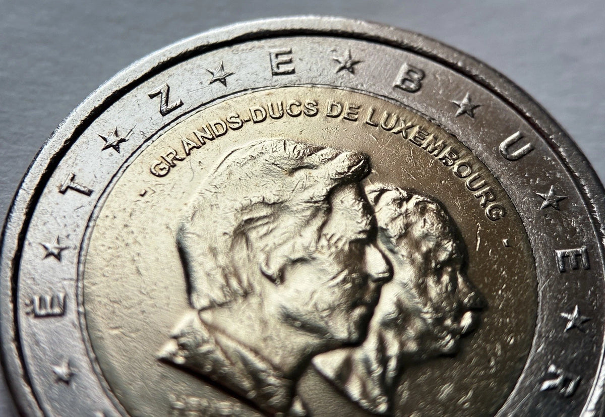 2 Euro 2005 | Luxemburg | Großherzöge Henri & Adolphe | Bi-Metall Gedenkmünze | schön