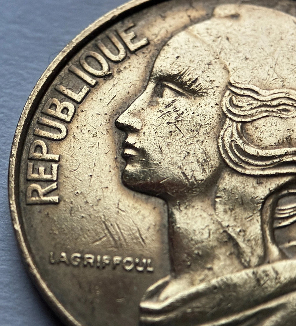 20 Centimes 1996 | Frankreich | Marianne | Aluminiumbronze Münze | schön