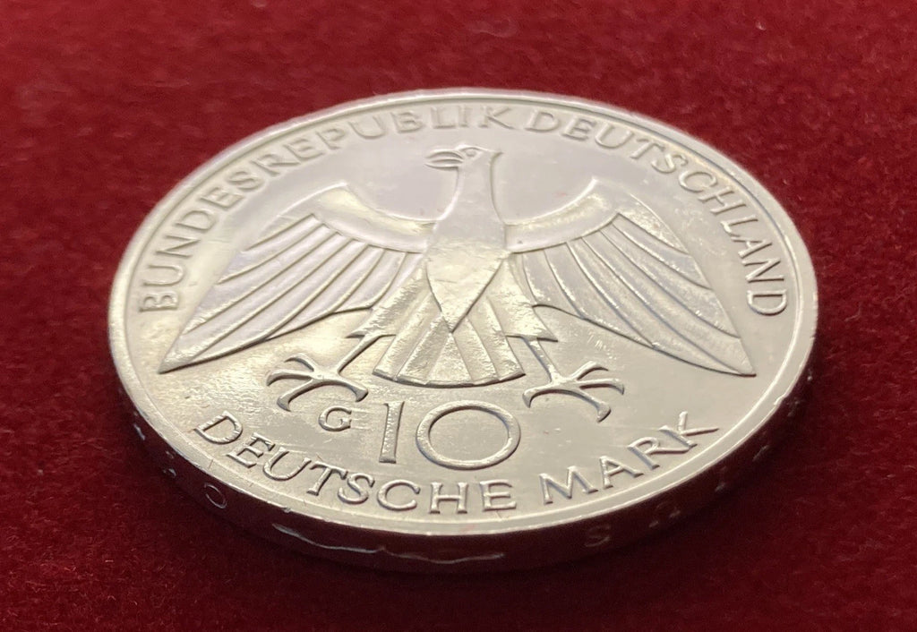 10 Deutsche Mark 1972 G | BRD | Olympische Spiele München | 625er Silber Münze | vorzüglich