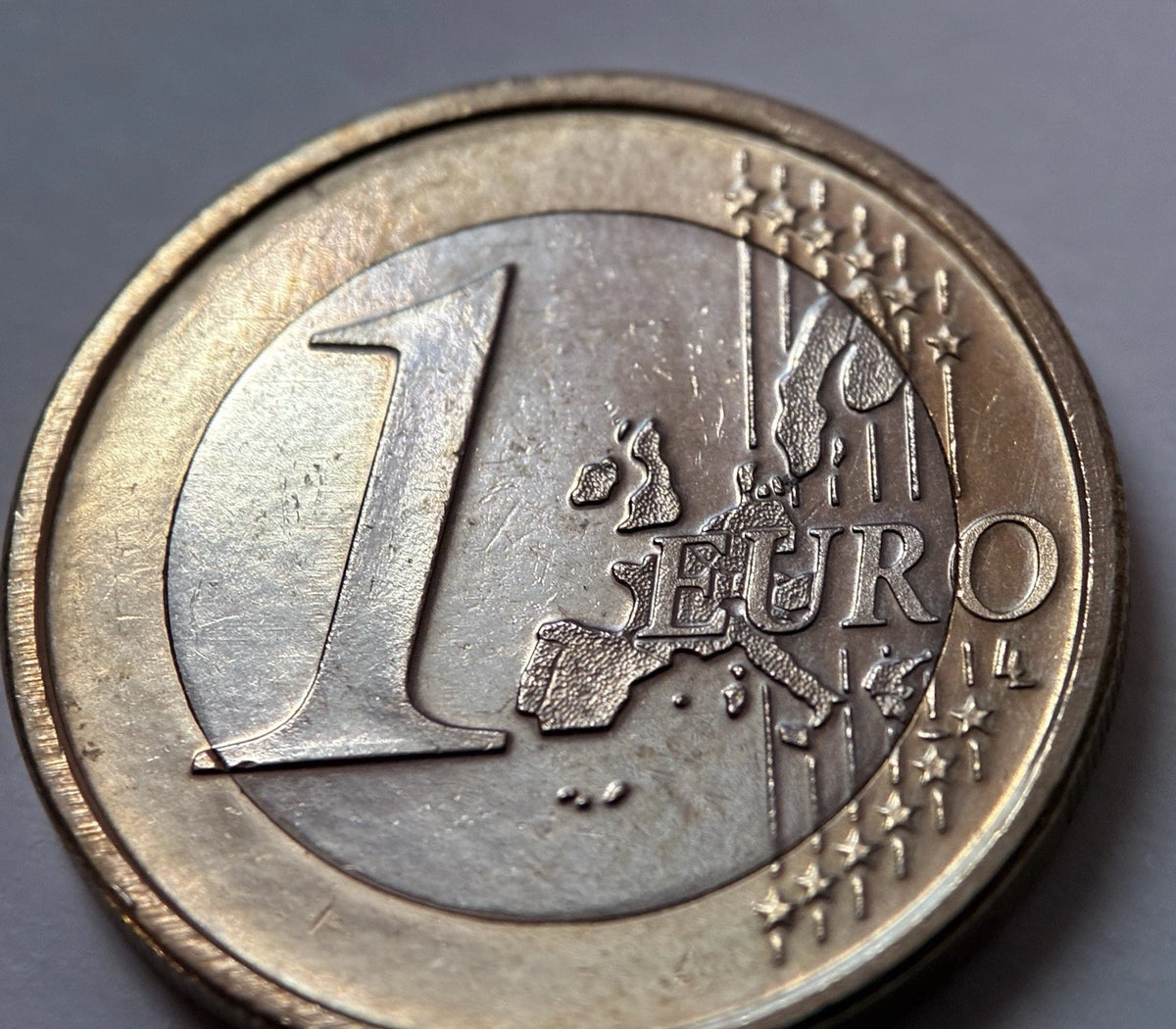 1 Euro 2002 | Luxemburg | Großherzog Henri | LËTZEBUERG | Bi-Metall Münze