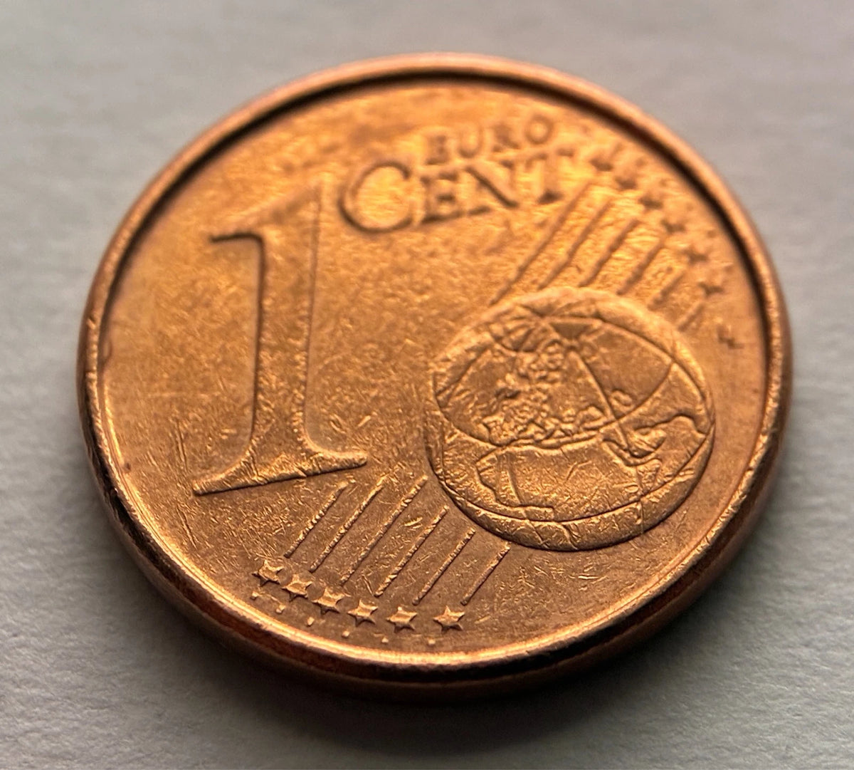 1 Cent 2005 | Spanien | Kathedrale von Santiago de Compostela | Verkupferter Stahl | Sammlermünze