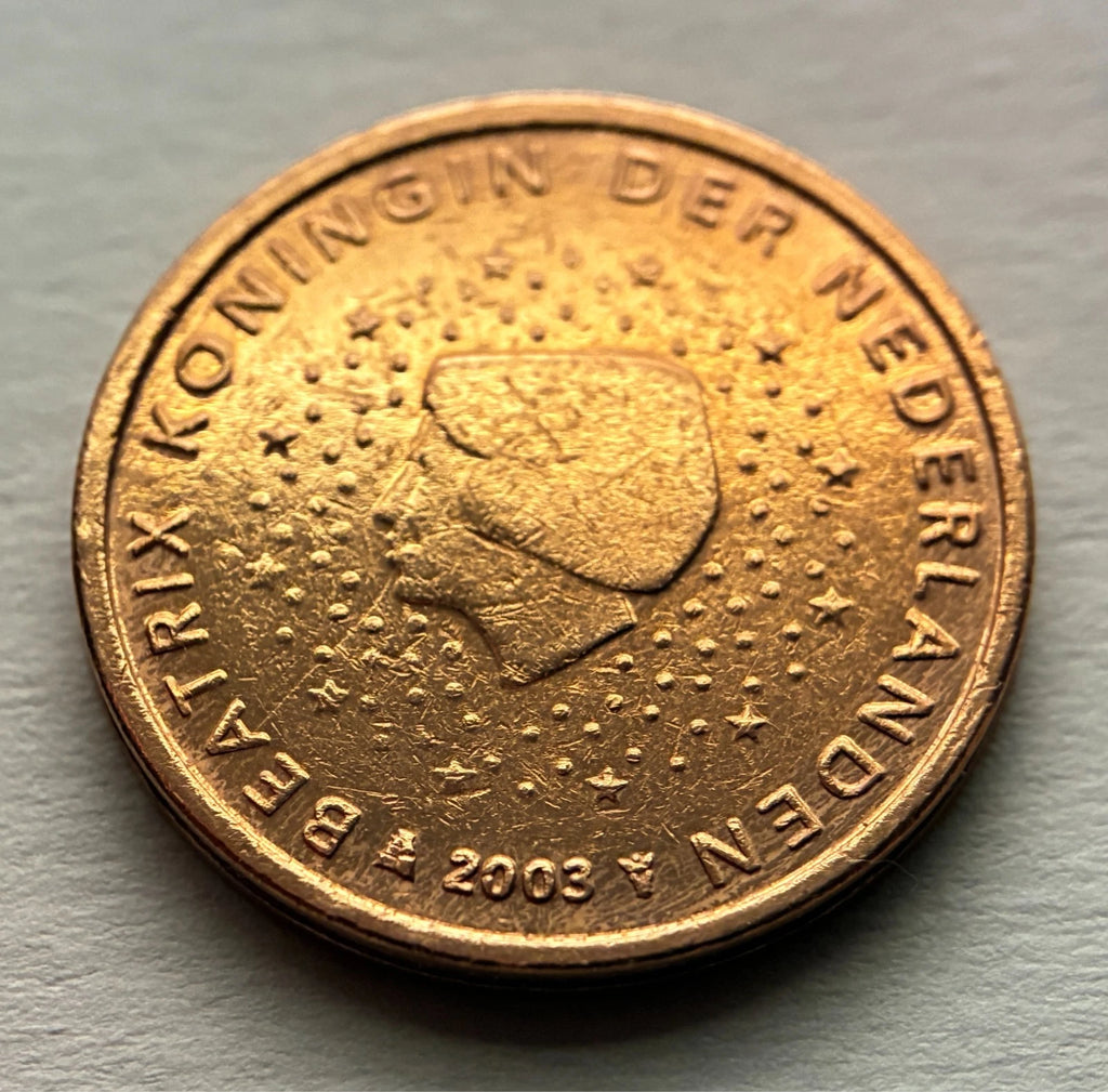 2 Cent 2003 | Niederlande | Königin Beatrix | Verkupferter Stahl Münze | schön