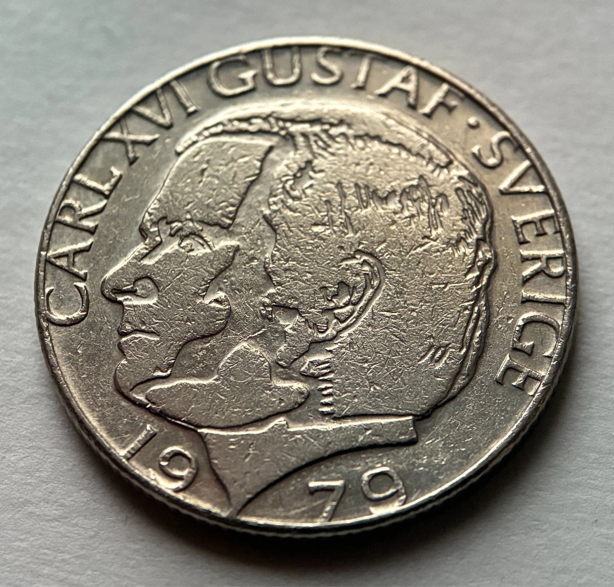 1 Krona 1979 | Schweden | König Carl XVI. Gustaf | Schwedische Krone | Münze