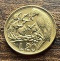 20 Lire 1975 | San Marino | Tierliebe | Aluminiumbronze Münze | schön