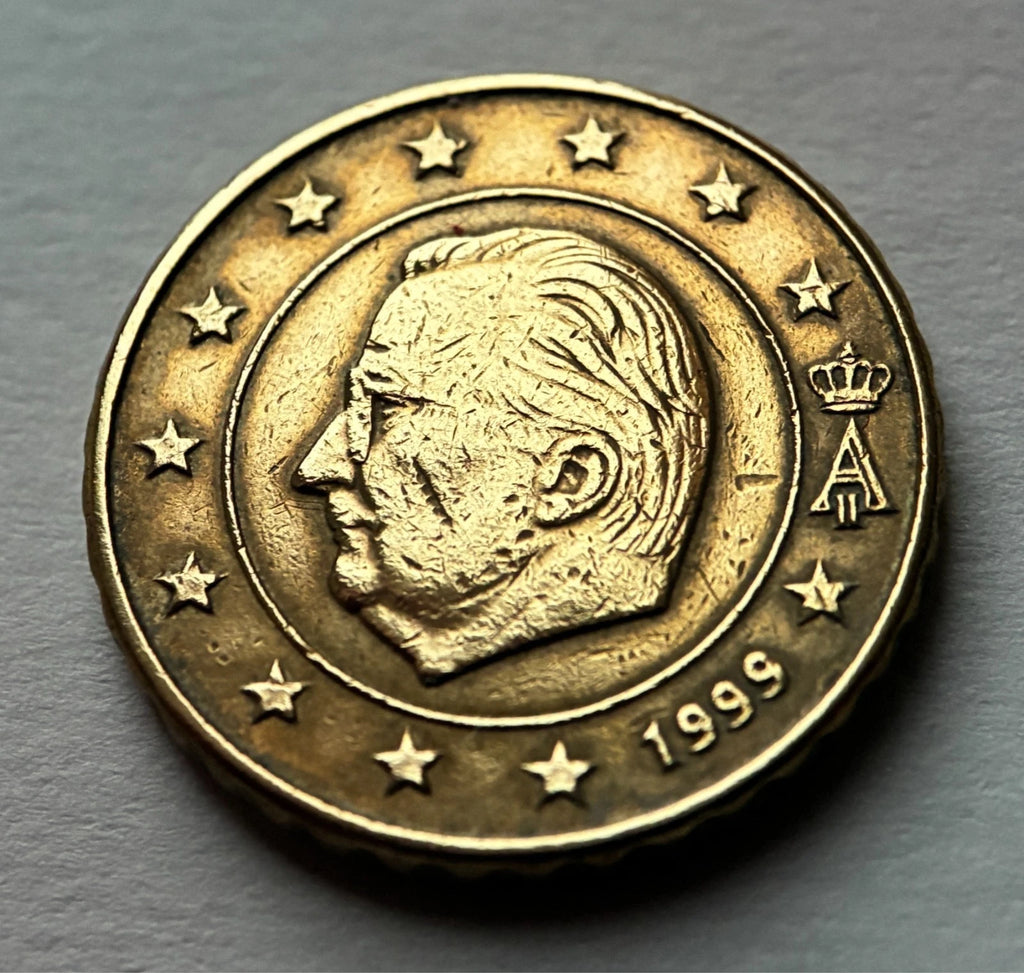 10 Cent 1999 | Belgien | König Albert II. | Nordisches Gold Münze
