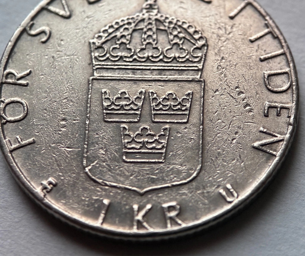 1 Krona 1979 | Schweden | König Carl XVI. Gustaf | Schwedische Krone | Münze