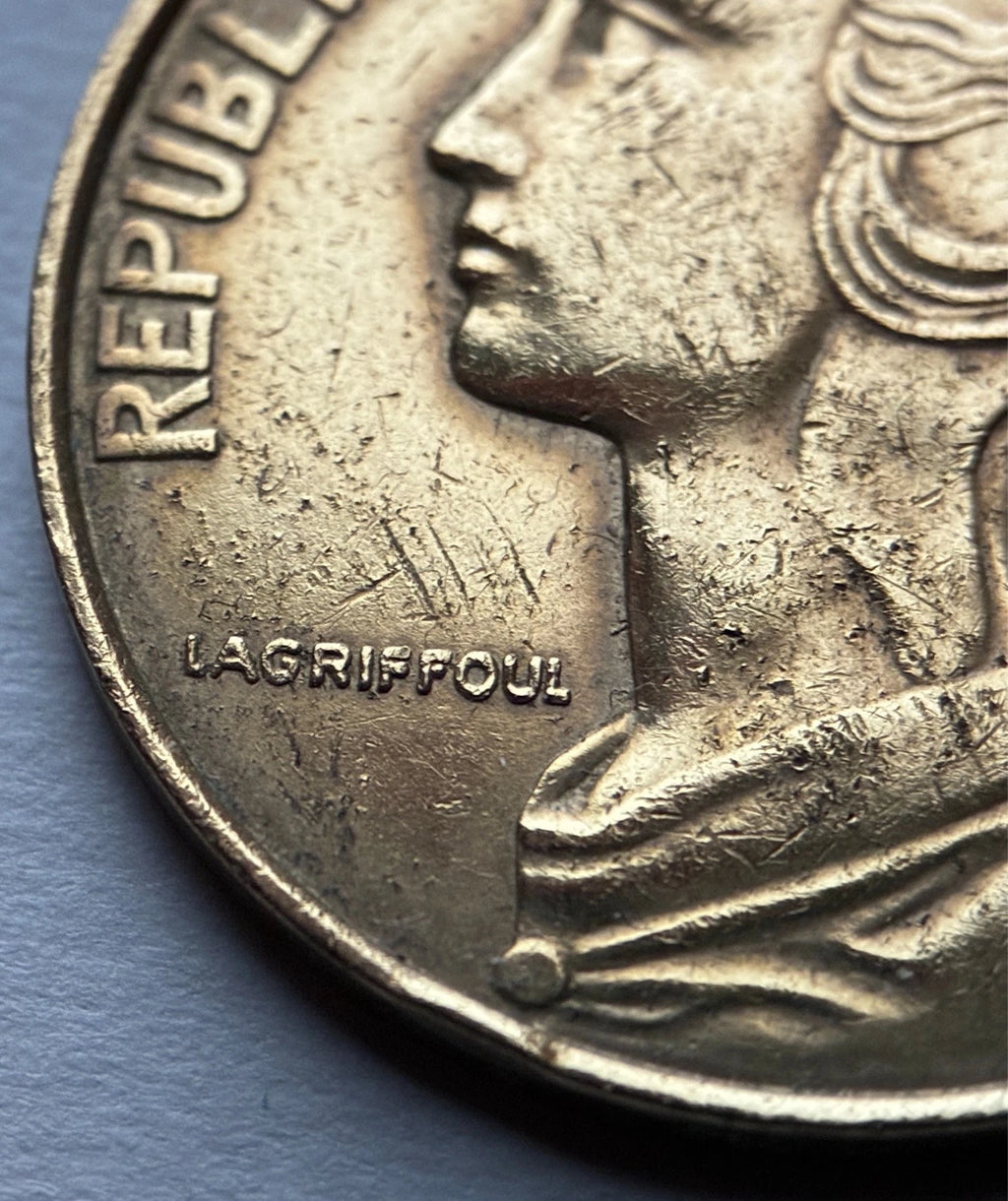 20 Centimes 1996 | Frankreich | Marianne | Aluminiumbronze Münze | schön