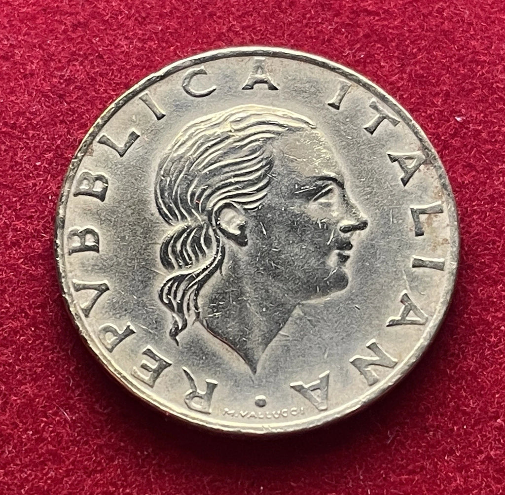 200 Lire 1992 | Italien | Briefmarkenausstellung Genua | Aluminiumbronze Münze | schön