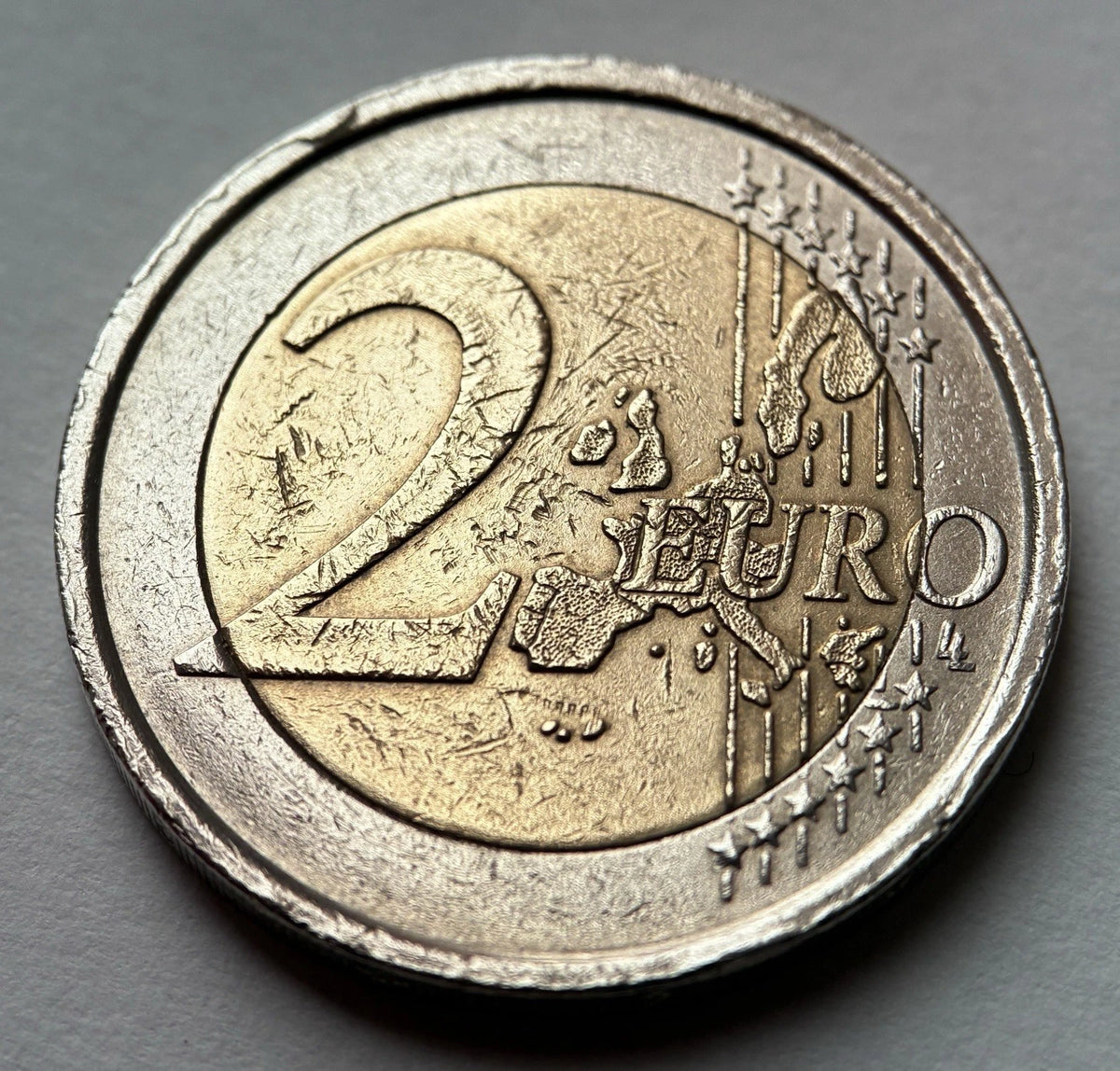 2 Euro 2005 | Italien | EU-Verfassung | Costituzione Europea | Bi-Metall Gedenkmünze | schön