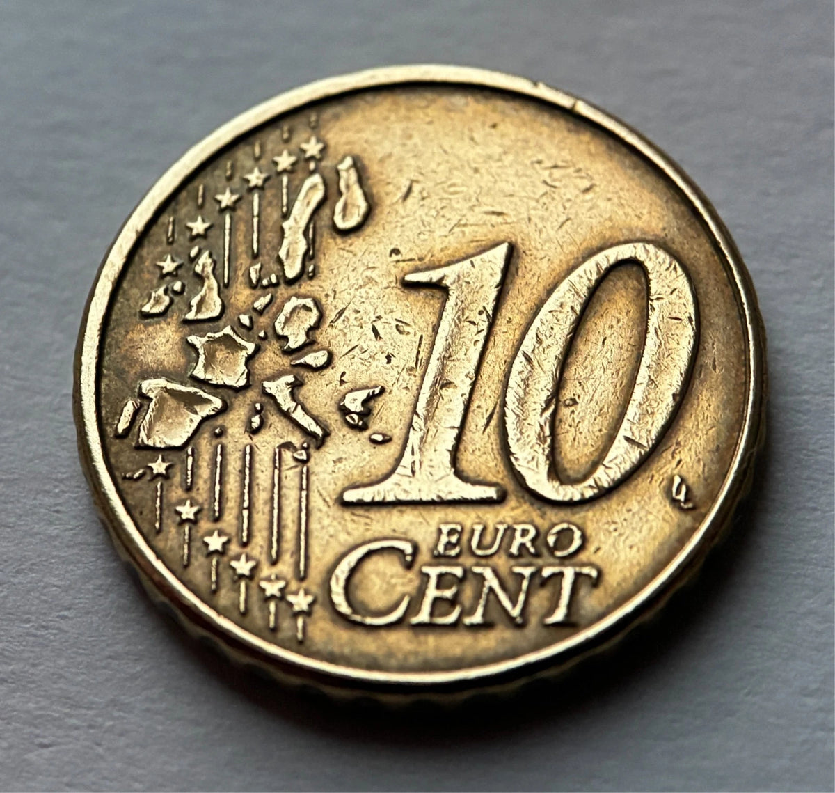 10 Cent 1999 | Belgien | König Albert II. | Nordisches Gold Münze