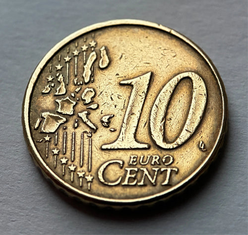 10 Cent 1999 | Belgien | König Albert II. | Nordisches Gold Münze