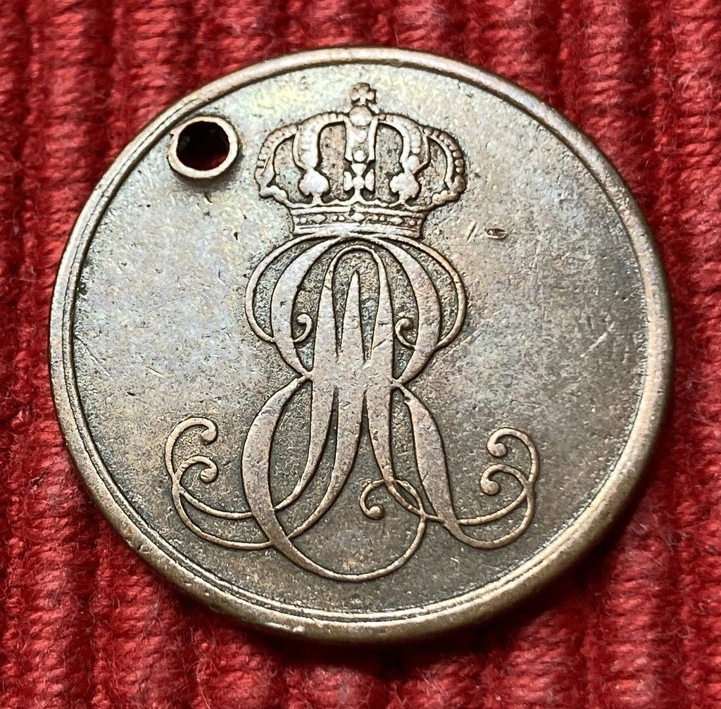 2 Pfennige 1846 A | Königreich Hannover | Ernst August I. | Kupfer-Münze