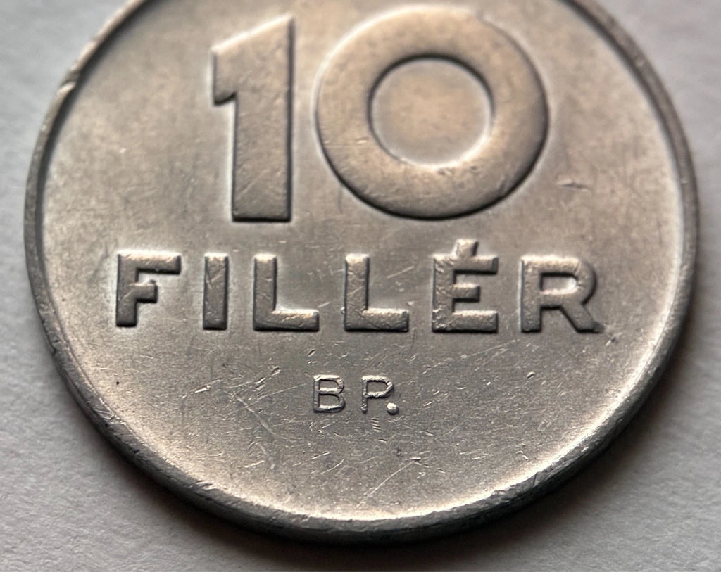 10 Fillér 1982 | Ungarn | Magyar Népköztársaság | Friedenstaube | Aluminium Münze
