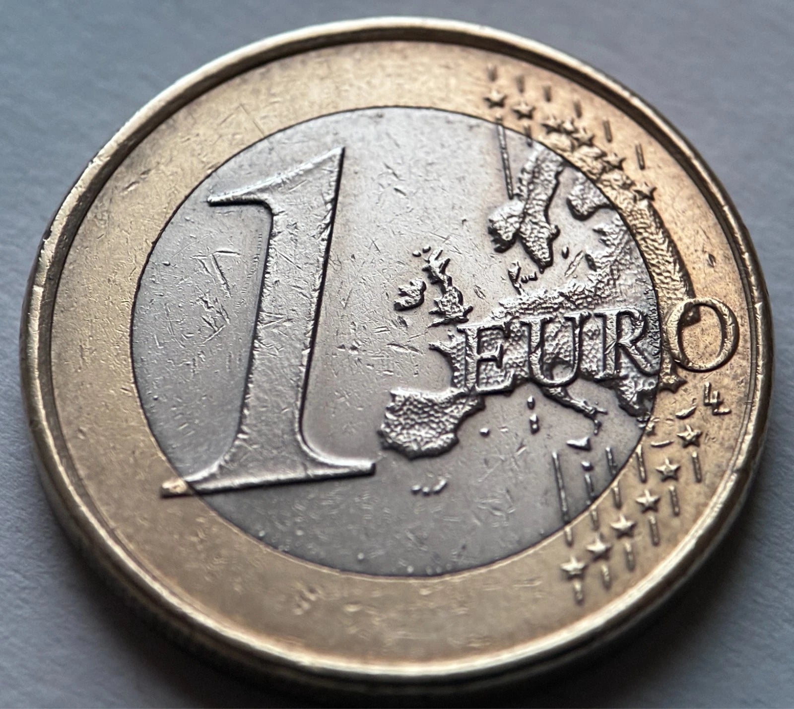1 Euro 2007 | Slowenien | Primož Trubar | Stati inu obstati | Bi-Metall Münze
