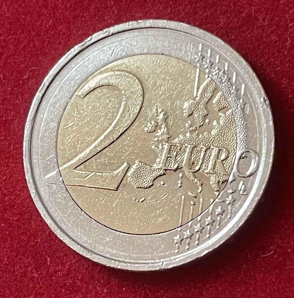 2 Euro 2010 | Belgien | Belgischer Vorsitz im Rat der EU | Bi-Metall Gedenkmünze | Sehr schön
