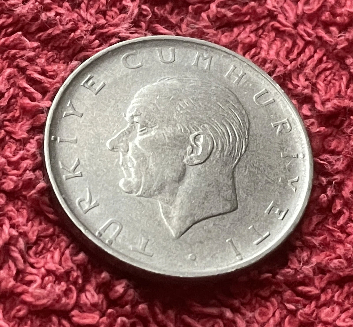 1 Lira 1968 | Türkei | Mustafa Kemal Atatürk | TÜRKİYE CUMHURİYETİ | Edelstahl | Münze