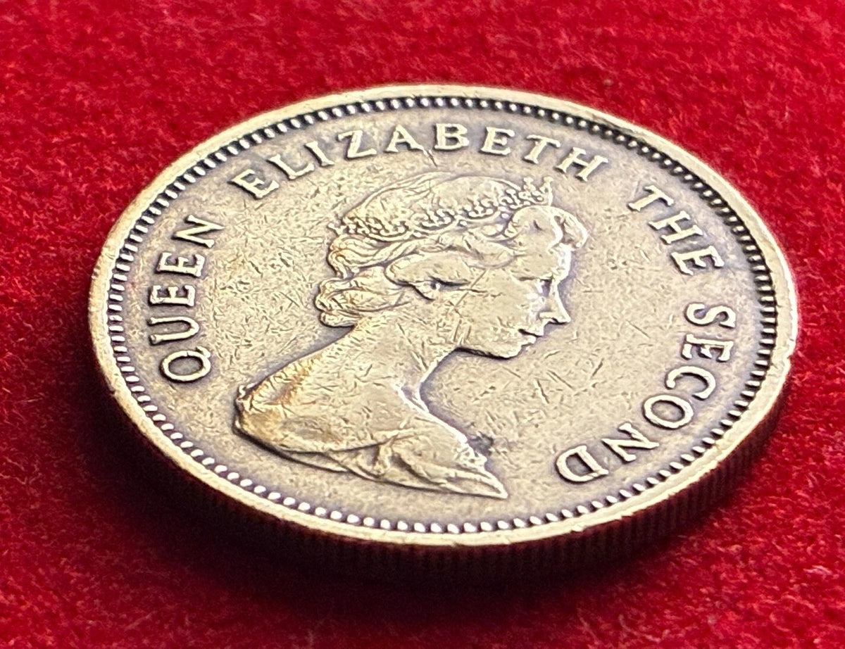 50 Cents 1978 | Hongkong | Königin Elizabeth II. | Nickel-Messing | Asiatische Münze | schön