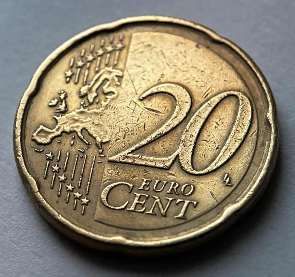 20 Cent 2011 | Estland | Landkarte EESTI | Nordisches Gold Münze | schön
