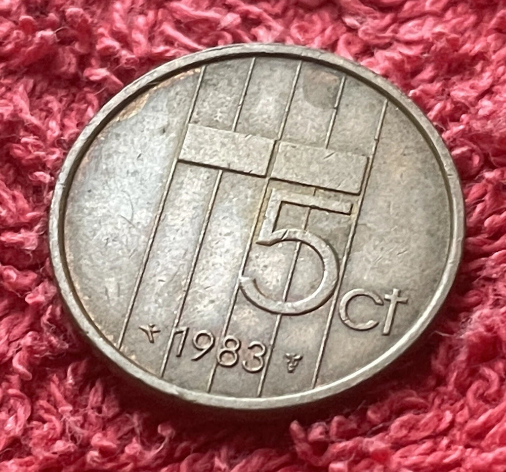5 Cent 1983 | Niederlande | Königin Beatrix | Bronze Münze | sehr schön