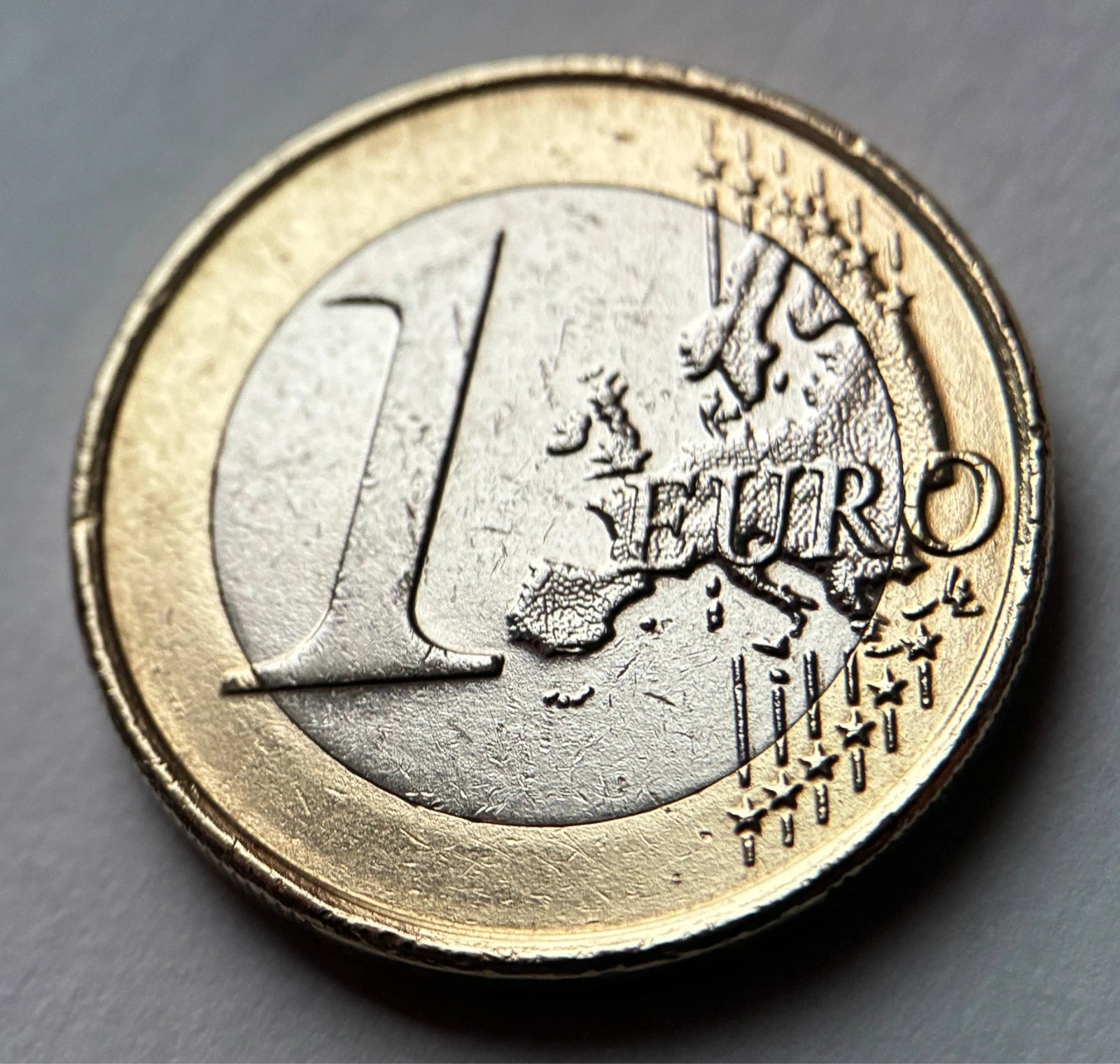 1 Euro 2023 | Kroatien | Marder & Schachbrettmuster | HRVATSKA | Bi-Metall Münze