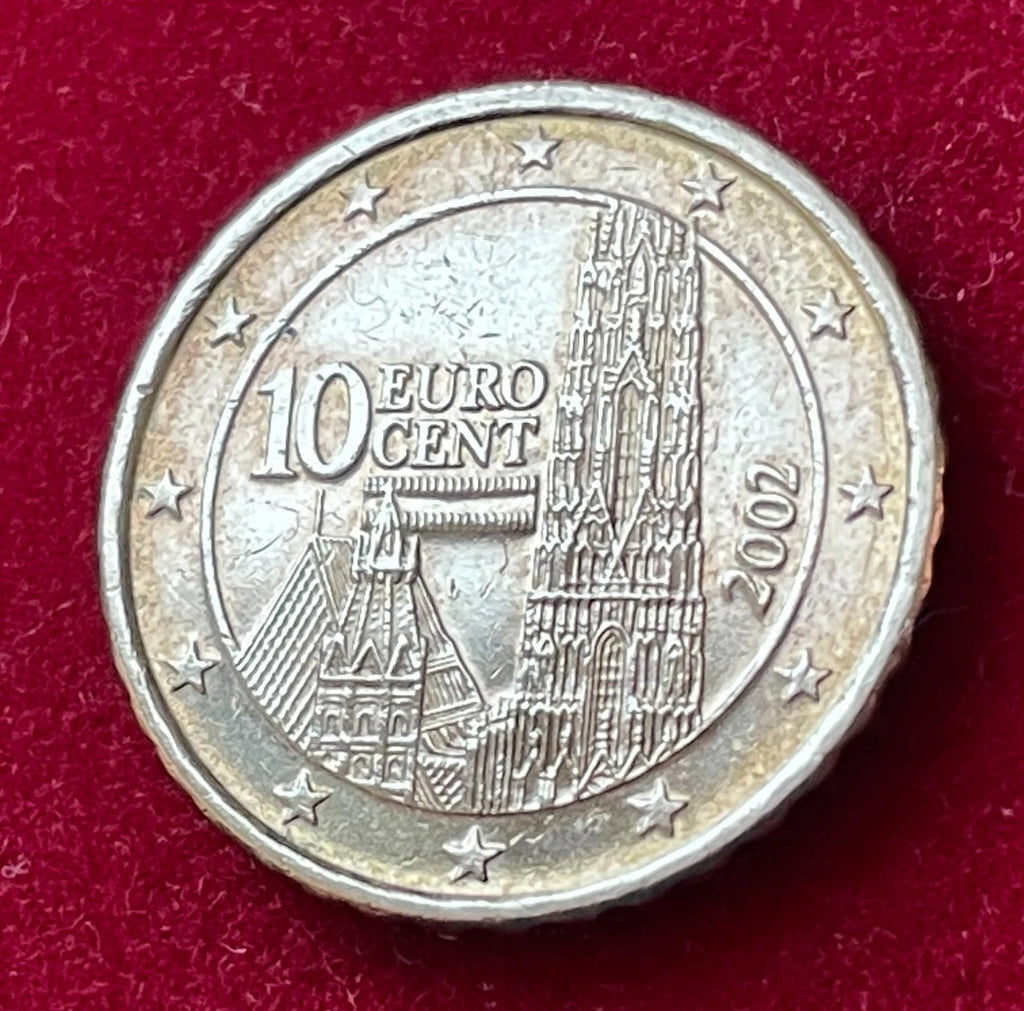 10 Cent 2002 | Österreich | Stephansdom | Nordisches Gold Münze