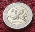 2 Euro 2017 | Litauen | Vytis Ritter | Bi-Metall Münze | schön