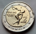 2 Euro 2004 | Griechenland | Olympische Sommerspiele Athen | Bi-Metall Gedenkmünze | schön