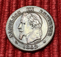 2 Centimes 1862 BB | Frankreich | Kaiser Napoleon III. | EMPIRE FRANÇAIS | Bronze Münze | vorzüglich