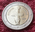 2 Euro 2008 | Zypern | Idol von Pomos | Bi-Metall Münze | schön