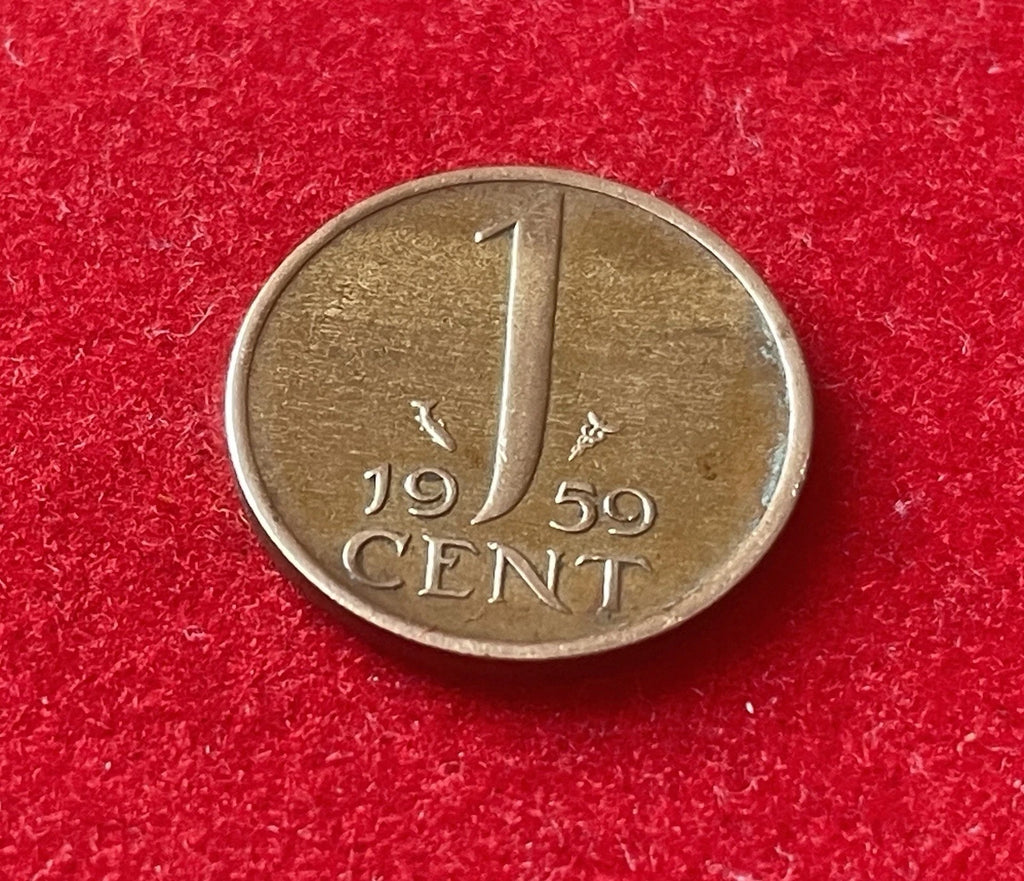1 Cent 1959 | Niederlande | Juliana Koningin der Nederlanden | Bronze | Sehr guter Zustand