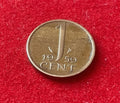 1 Cent 1959 | Niederlande | Juliana Koningin der Nederlanden | Bronze | Sehr guter Zustand
