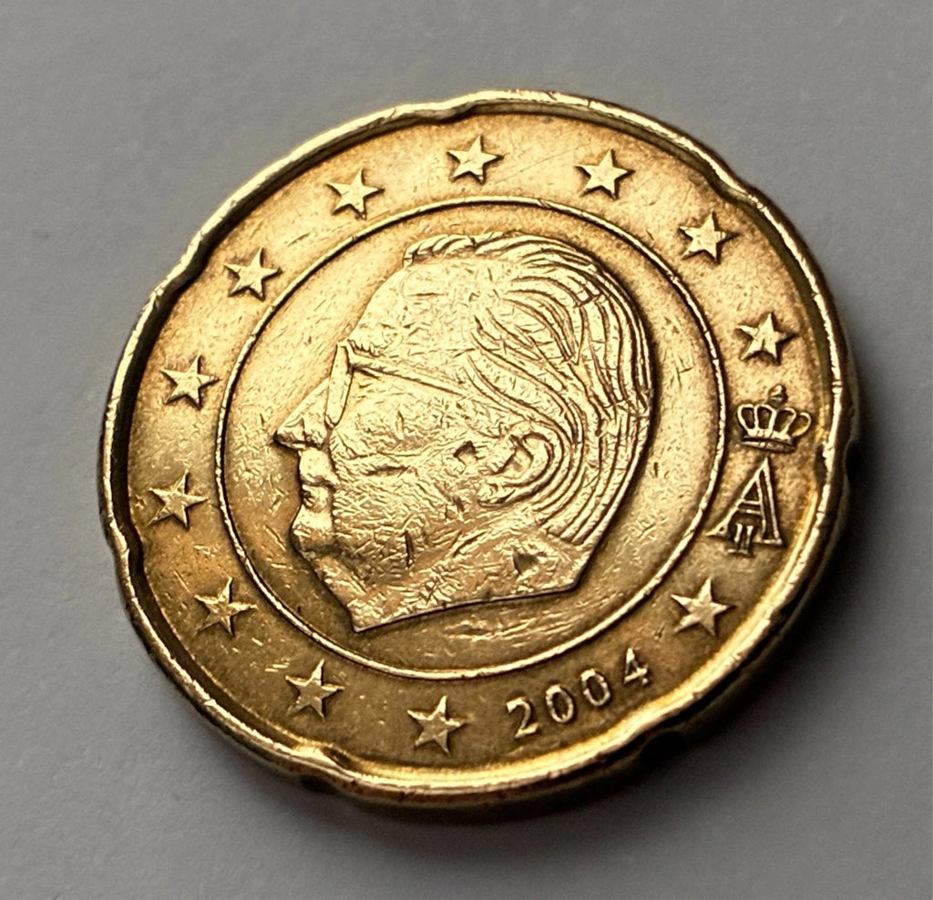 20 Cent 2004 | Belgien | König Albert II. | Nordisches Gold Münze | schön
