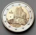 2 Euro 2023 G | Deutschland | Hamburg | Elbphilharmonie | Bundesländerserie | Bi-Metall Münze