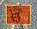 Deutsche Bundespost 1958 | 20 Pfennig | Wilhelm Busch | gestempelt | Briefmarke