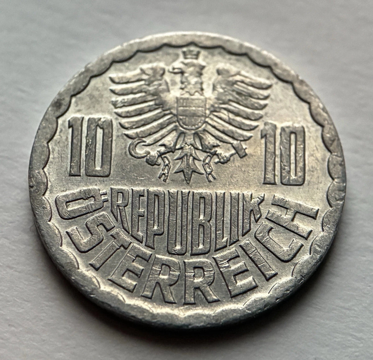 10 Groschen 1988 | Republik Österreich | Aluminium Münze