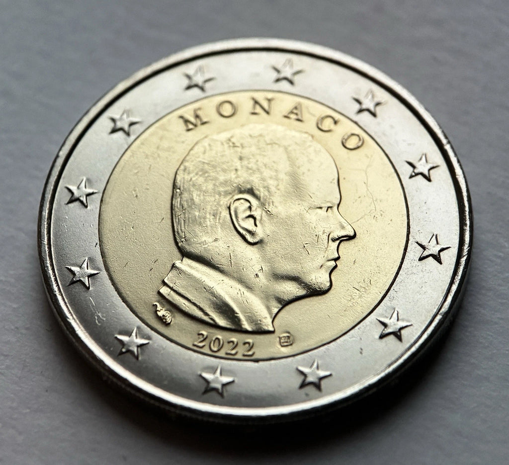 2 Euro Münze Monaco 2022 - Fürst Albert II.